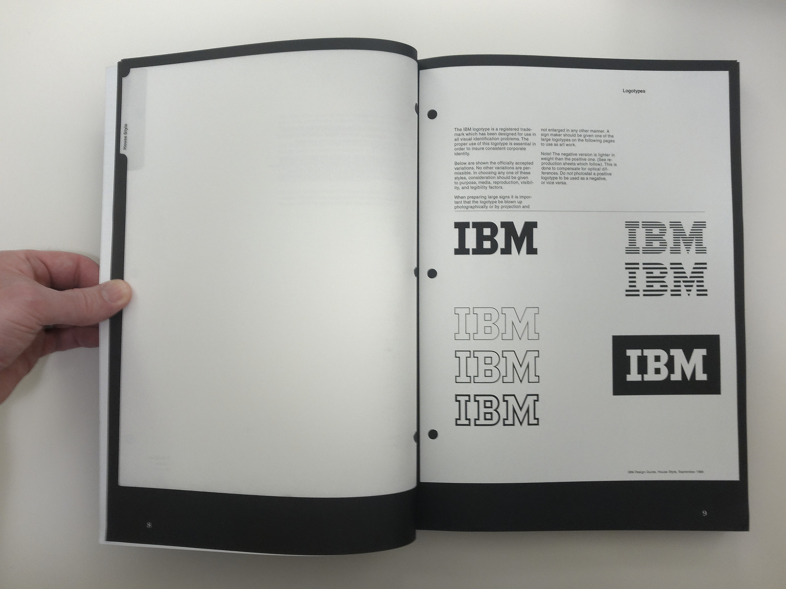 IBM Graphic Standards Manual reprint | Paul Rand: Modernist Master